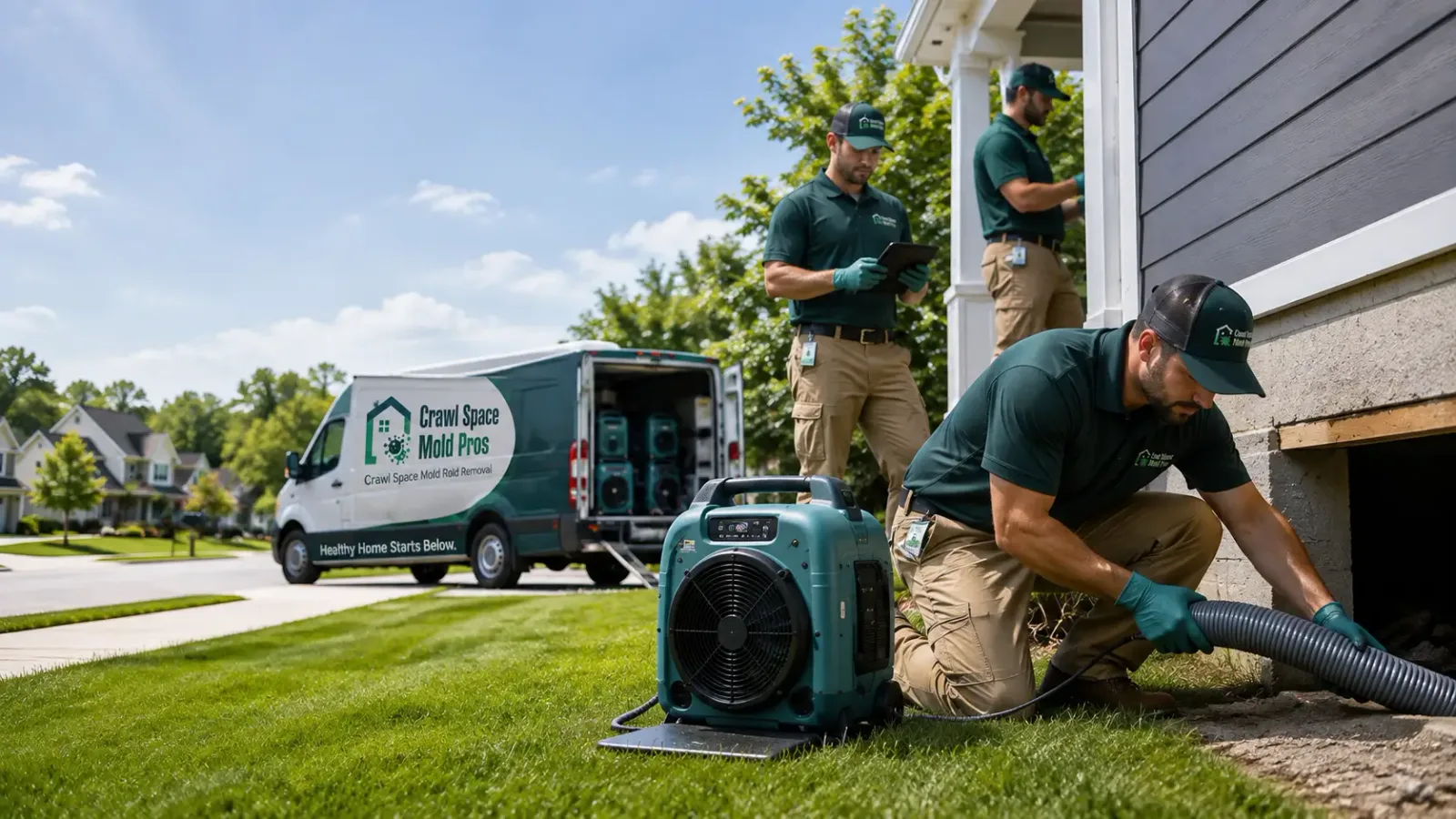 Crawl Space Mold Removal in Markesan, WI